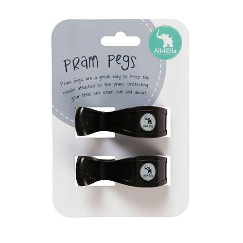 2 Pack Pegs Black