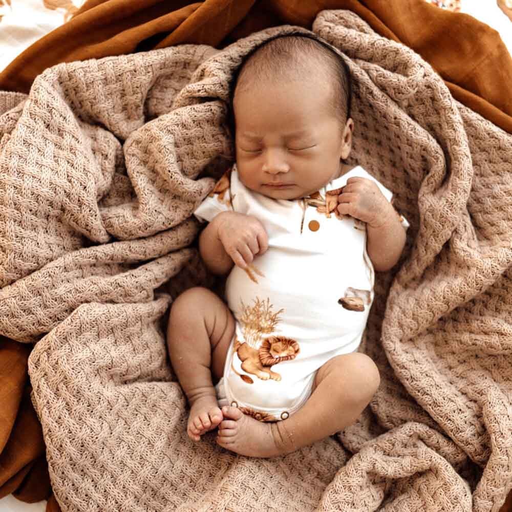 Lion Short Sleeve Bodysuit