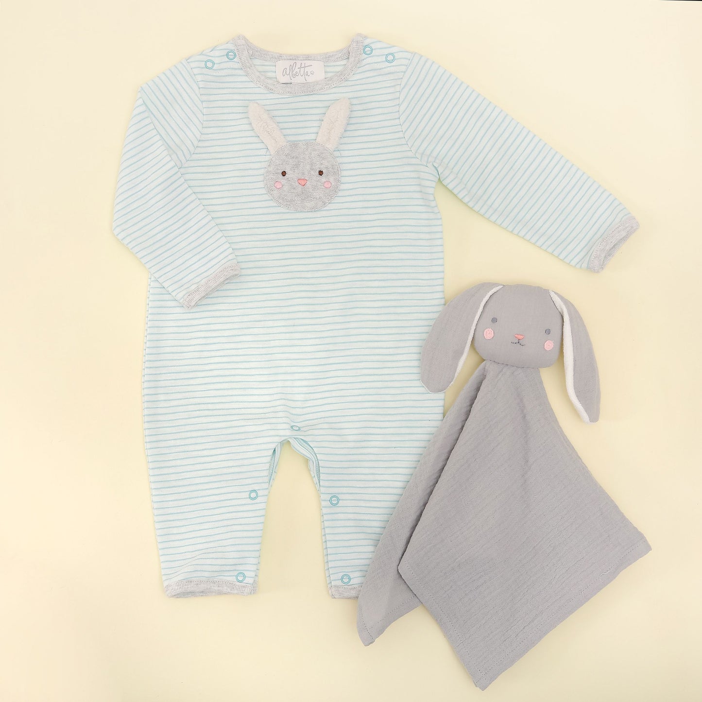 Applique Toweling Bunny Growsuit