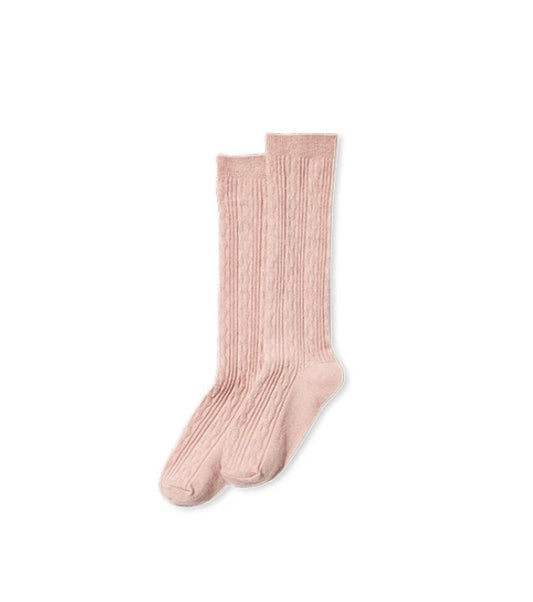 Knee High Socks Peony Pink