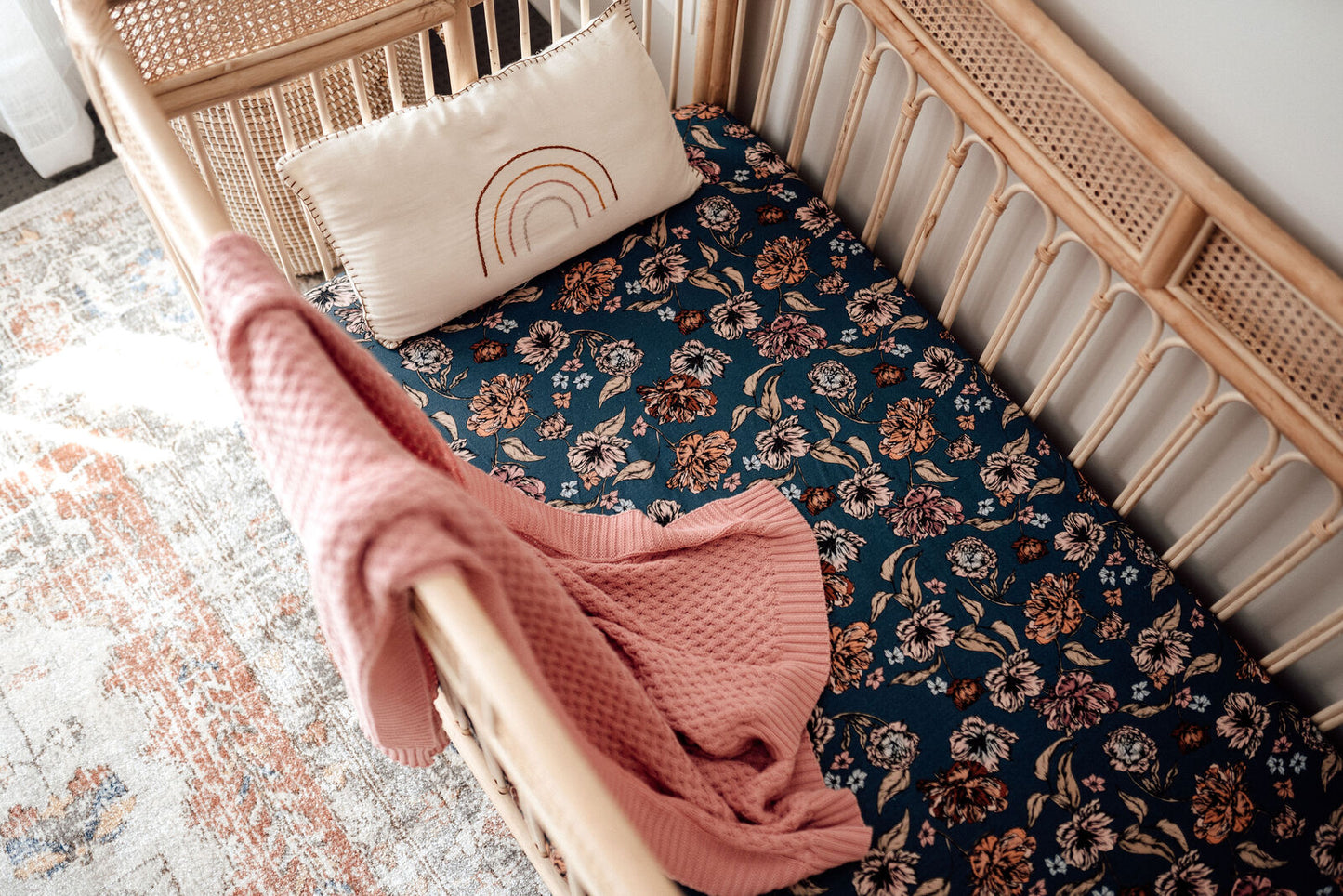 Rosa Knit Baby Blanket