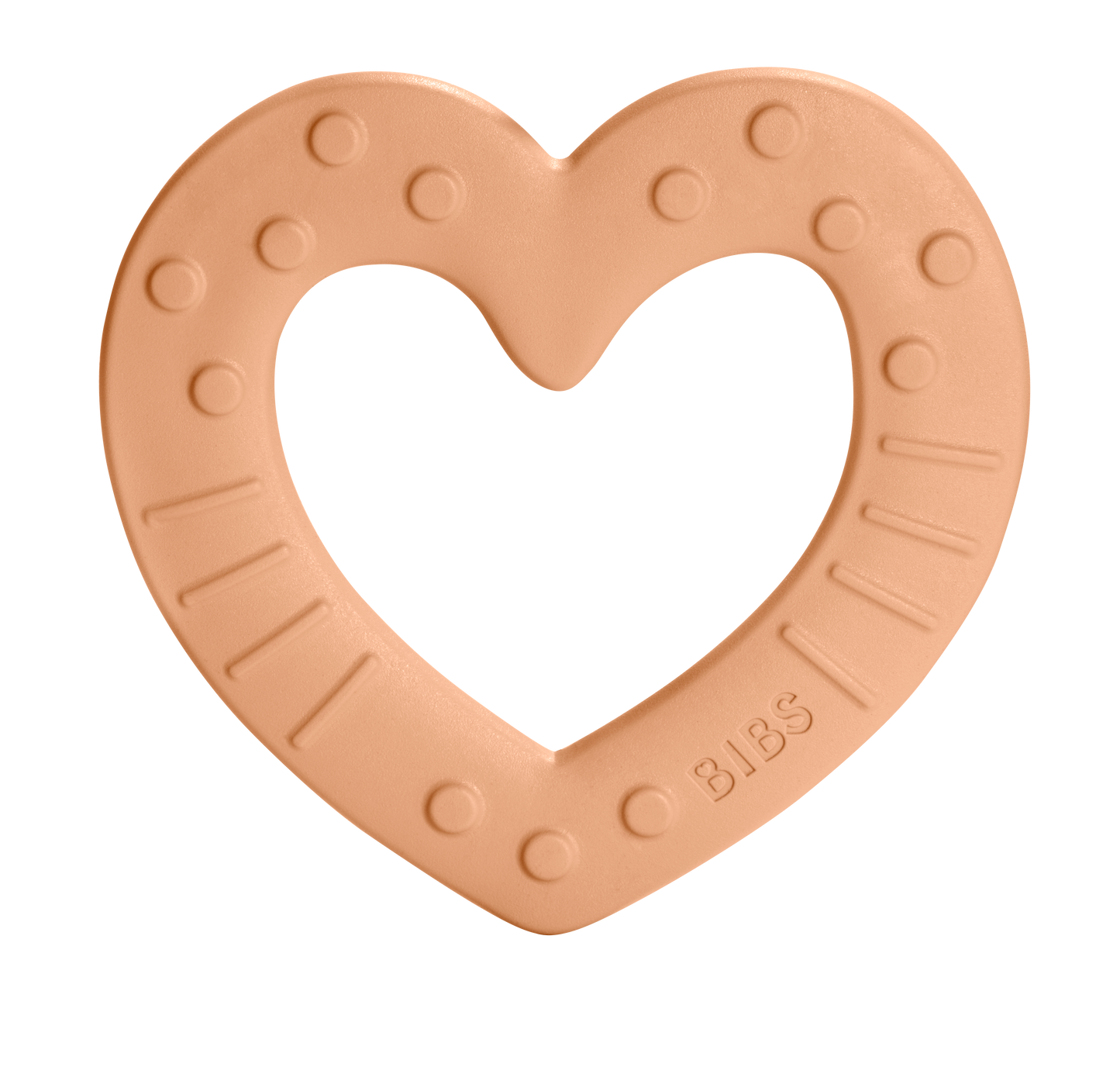 Baby Bities Heart Peach