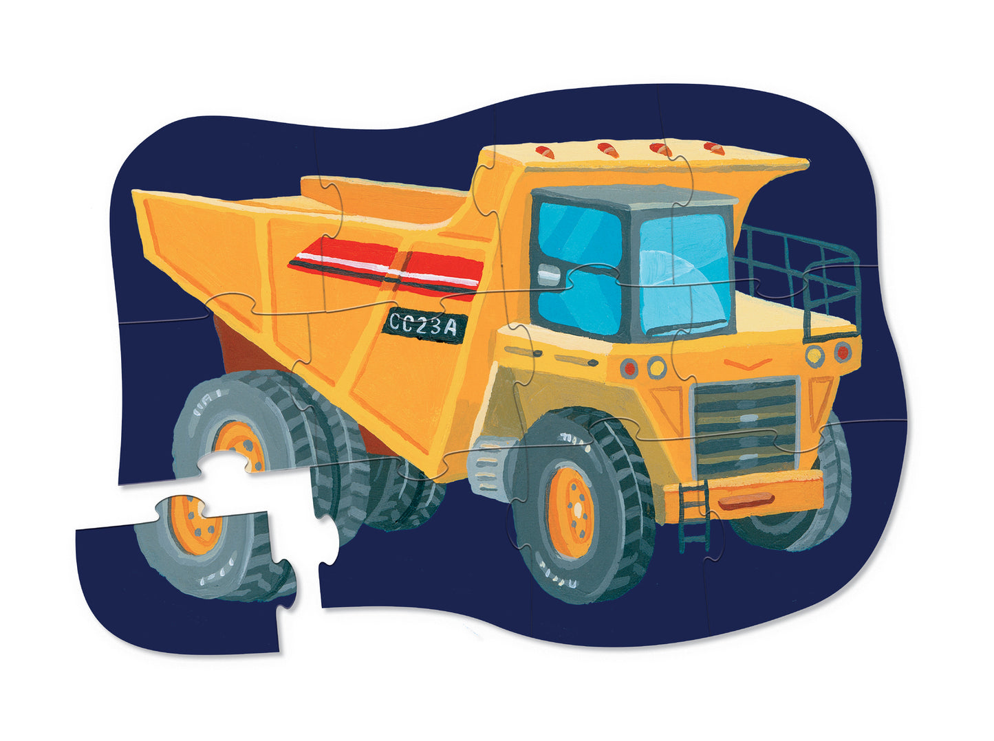 Floor Puzzle 12pc Construction