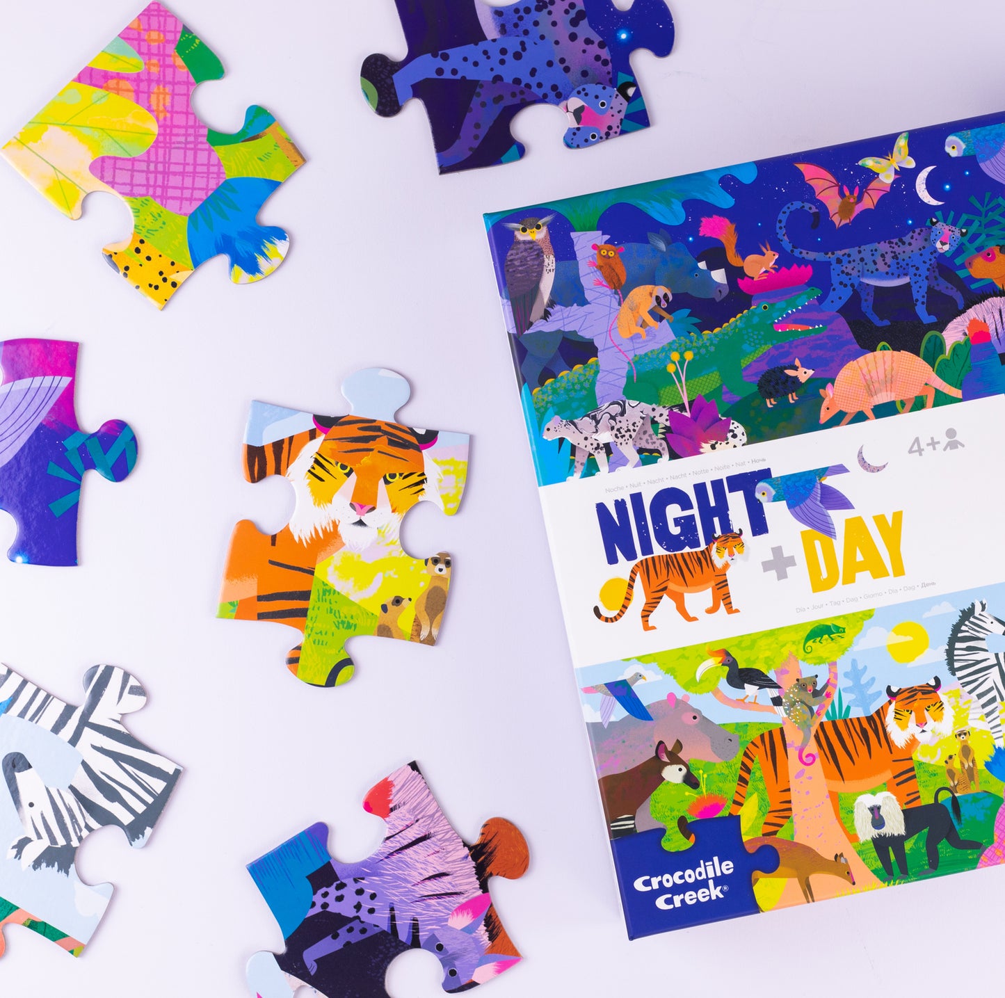 Opposites Puzzle 48pc Night & Day