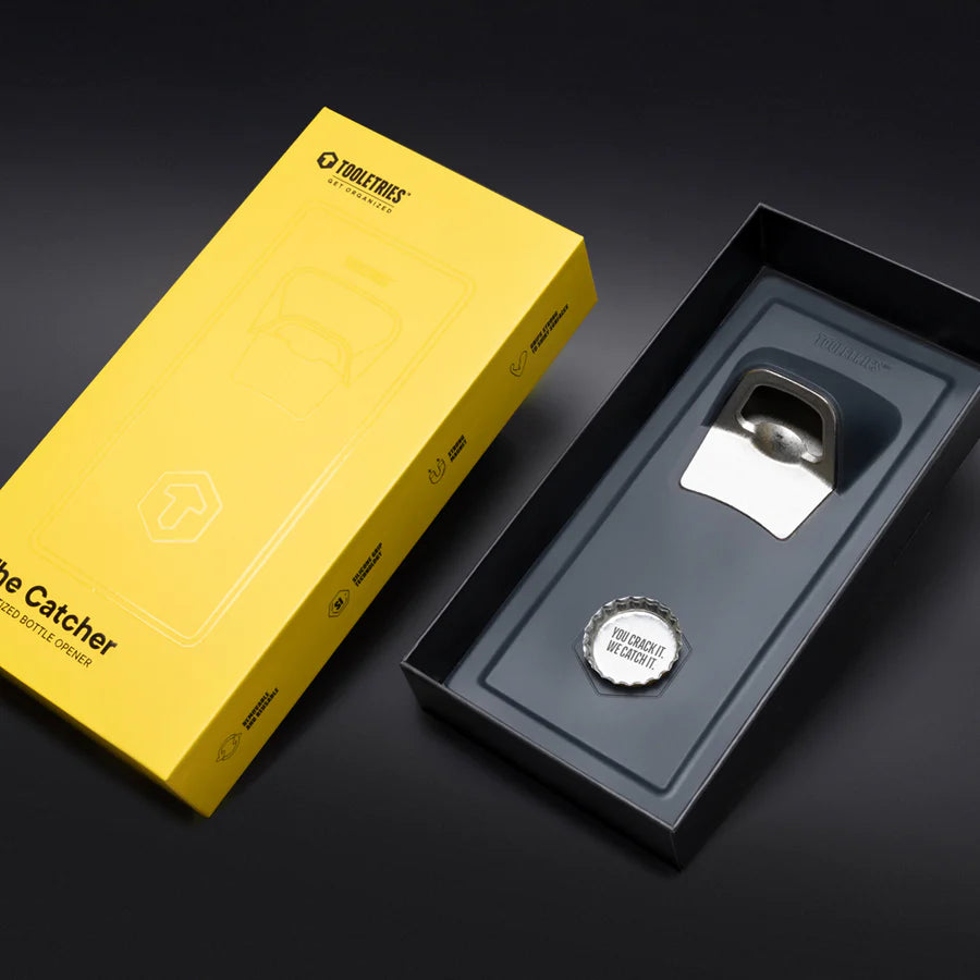 The Catcher Bottle Opener Charcoal