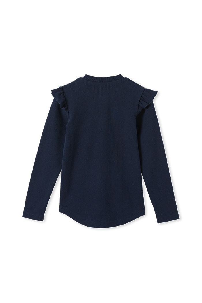 Essentials Henley Midnight Blue