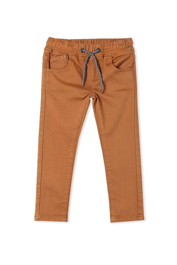 Knit Denim Jean Ochre