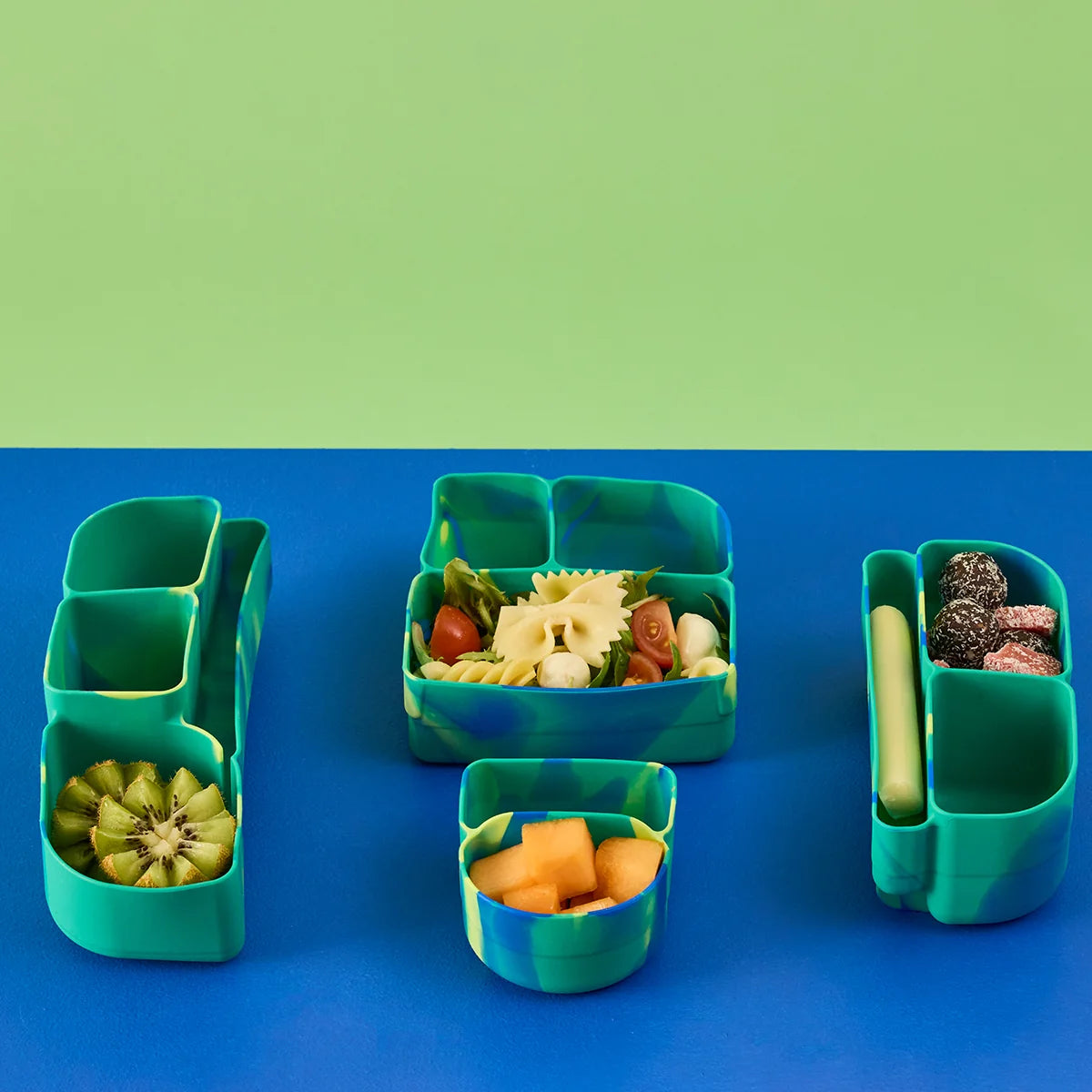 Silicone Bento Buddy Snack Electric Jungle