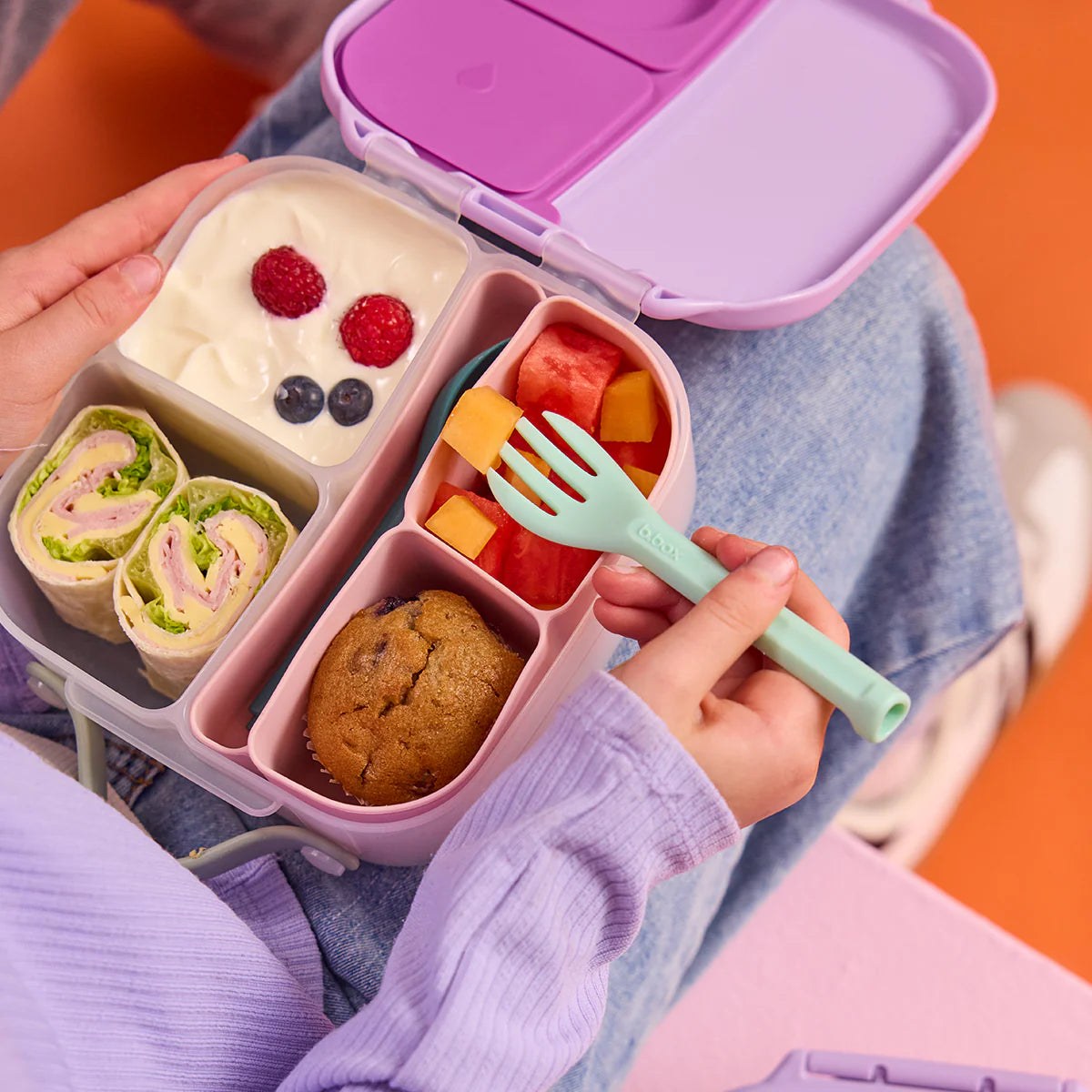 Silicone Bento Tray Mini Berry