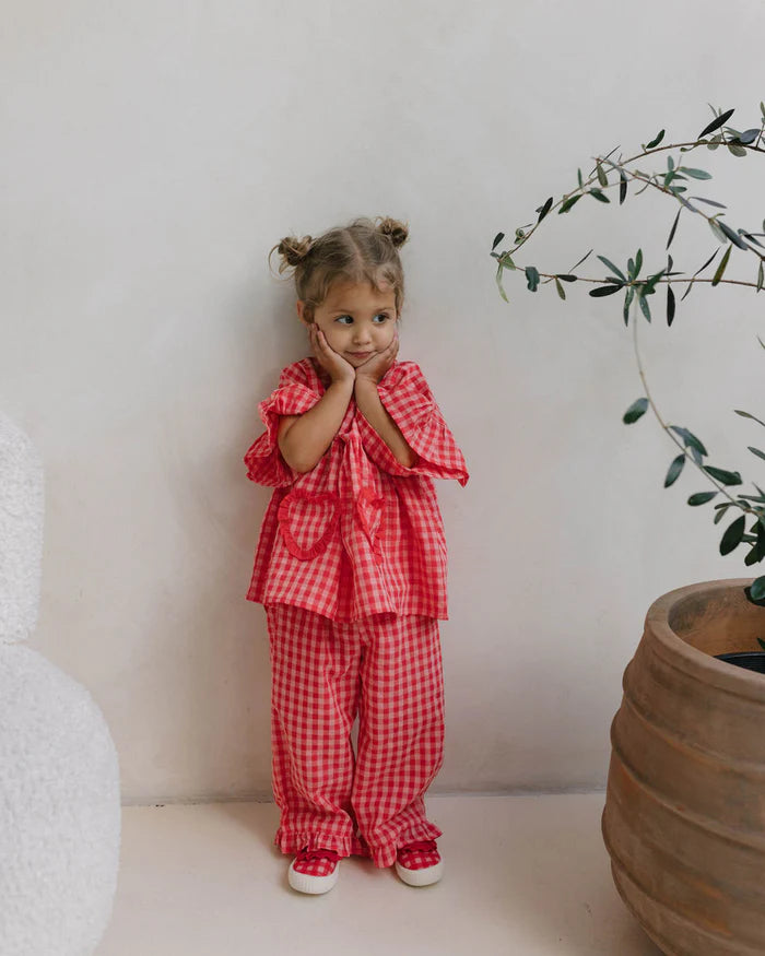 Aurora Pant Love Check