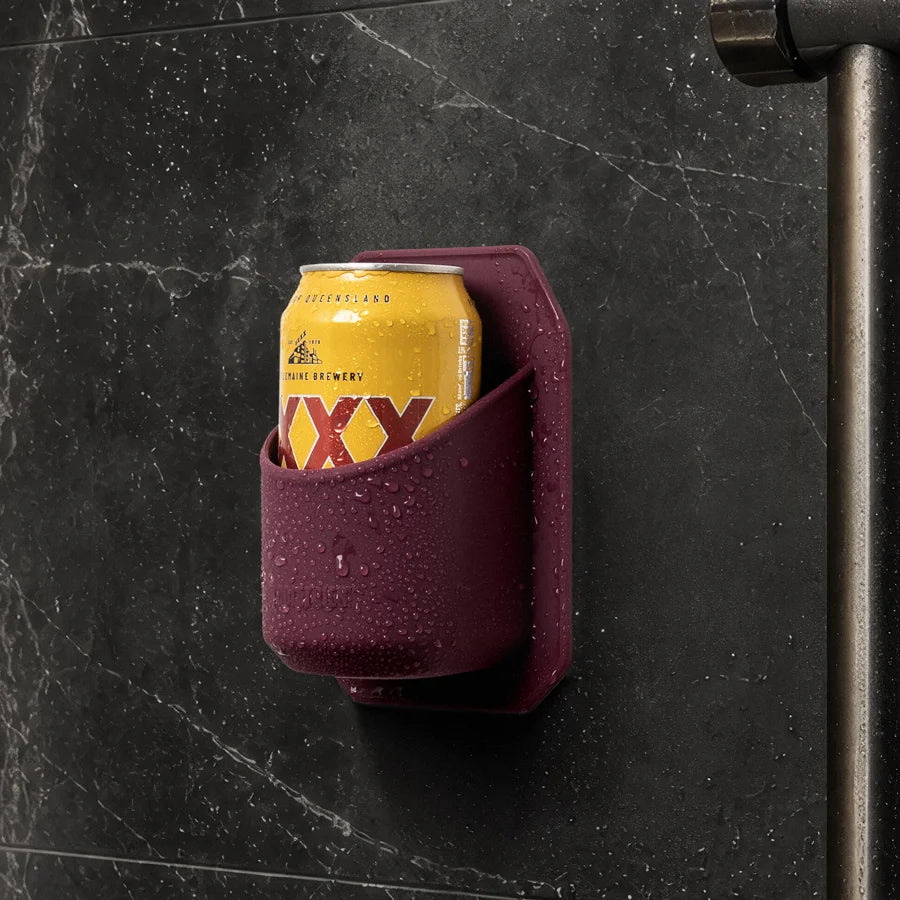 Shower Drink Holder Broncos Maroon