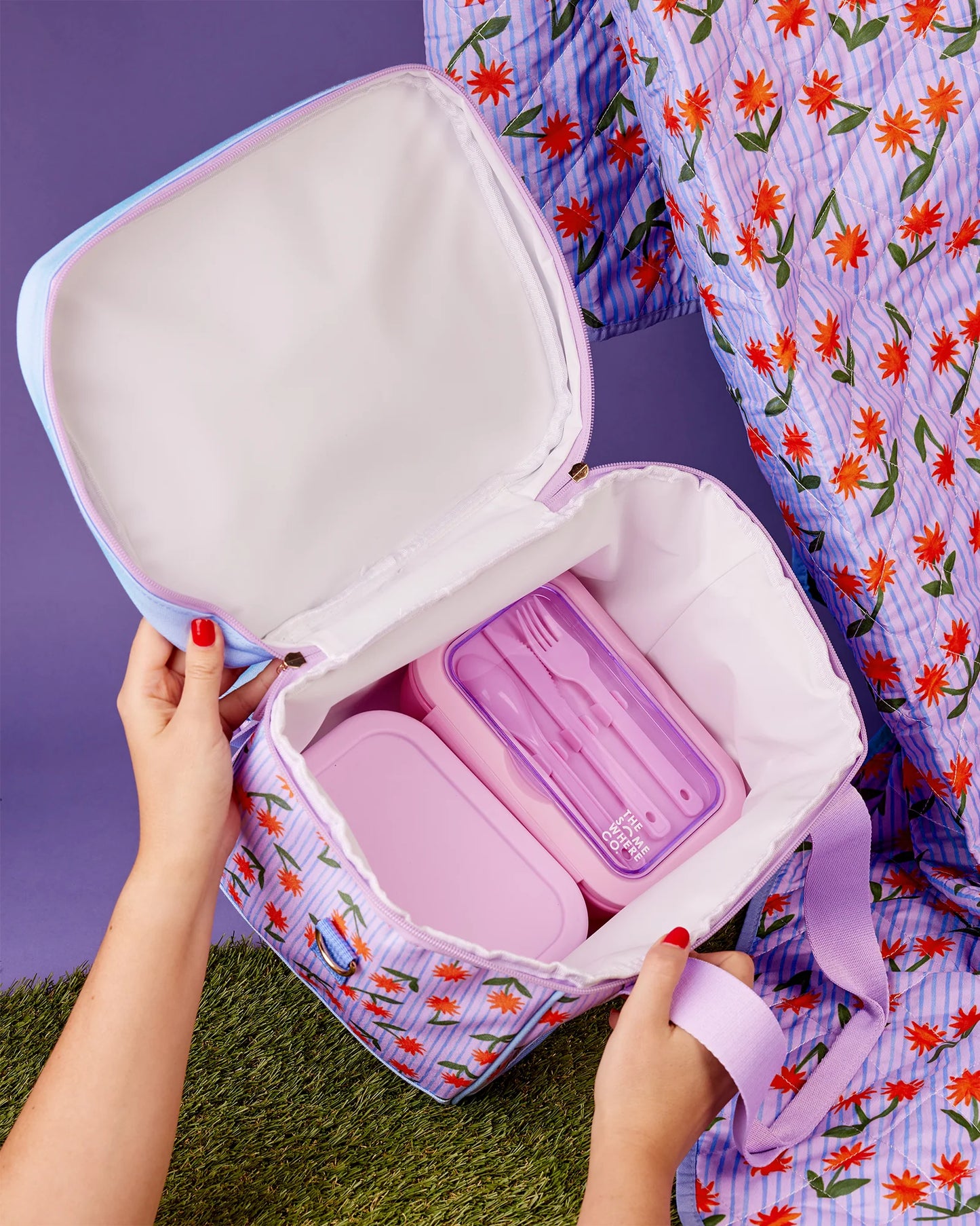 Sunburst Midi Cooler Bag