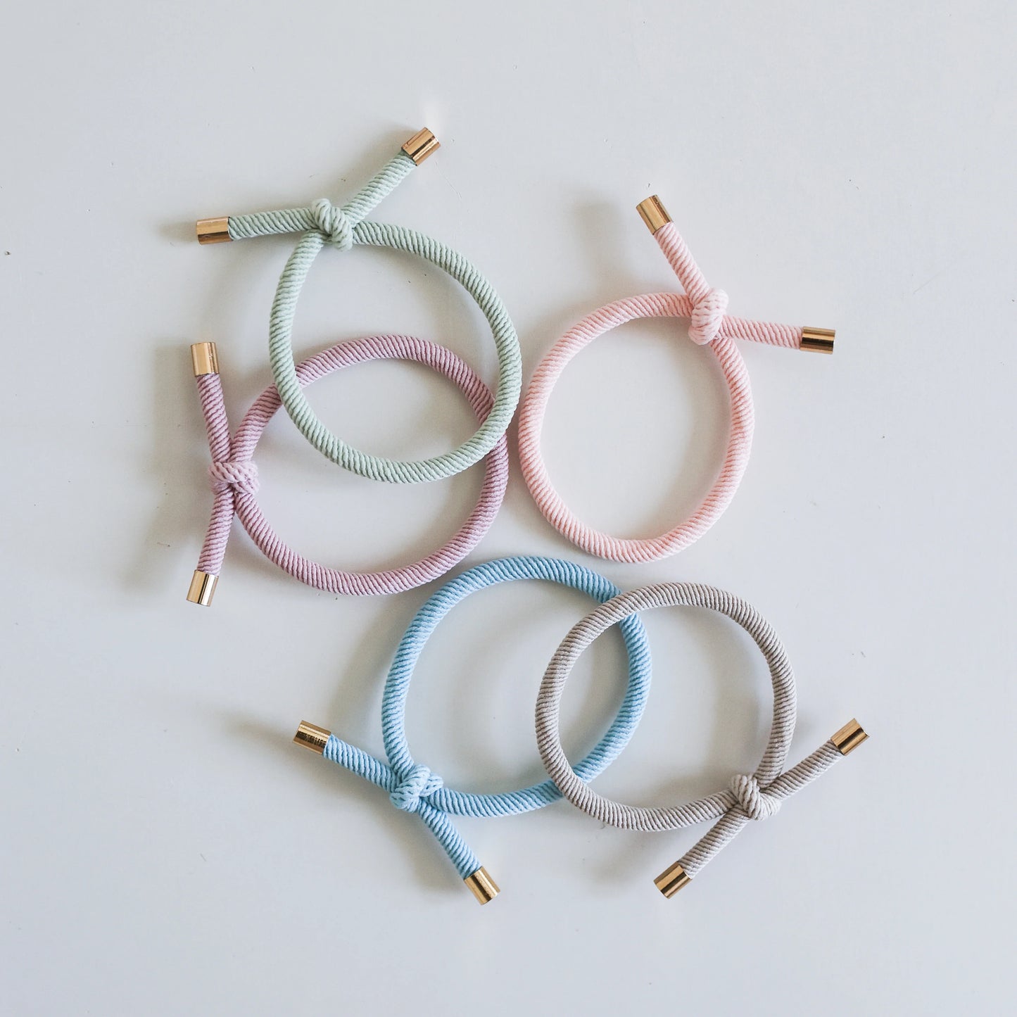 Pastel Piper Hair Ties 5pk