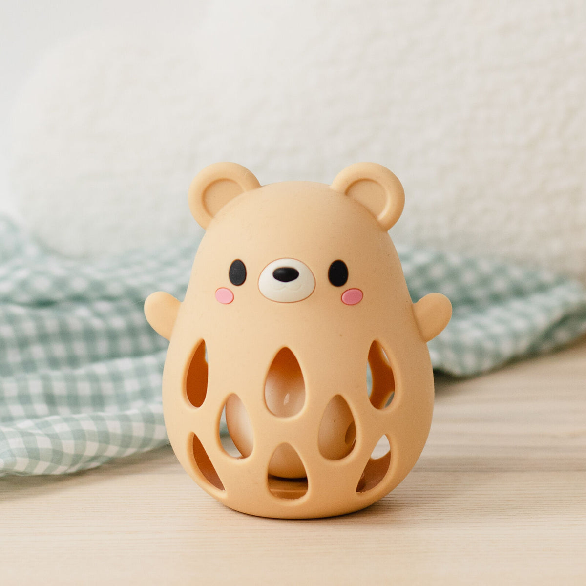 Silicone Rattle Bear
