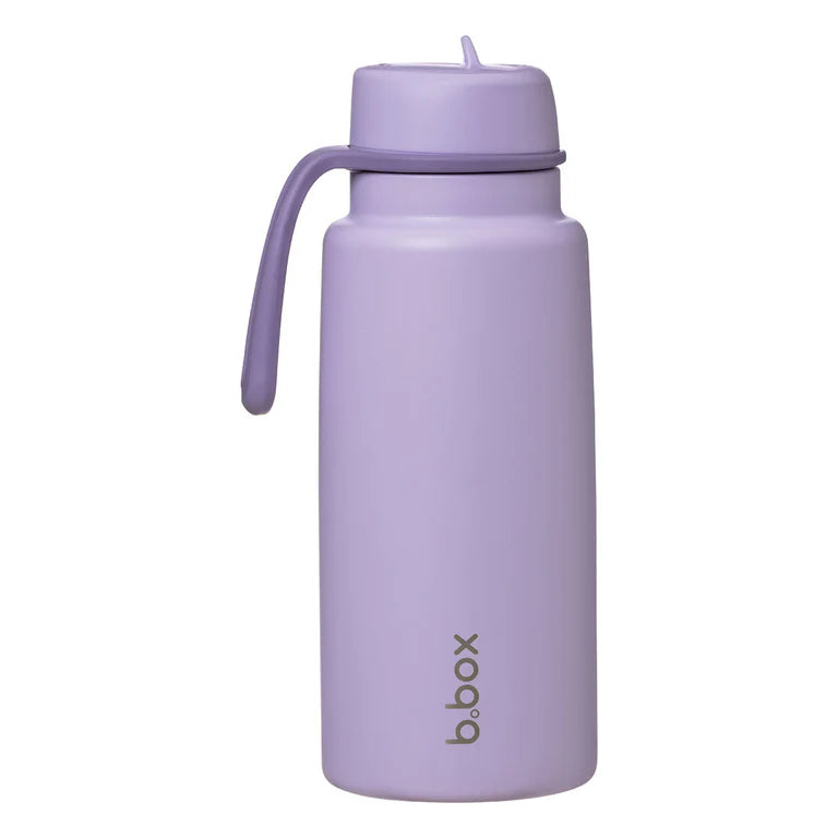 1L Insulated Flip Top Bottle Lilac Love