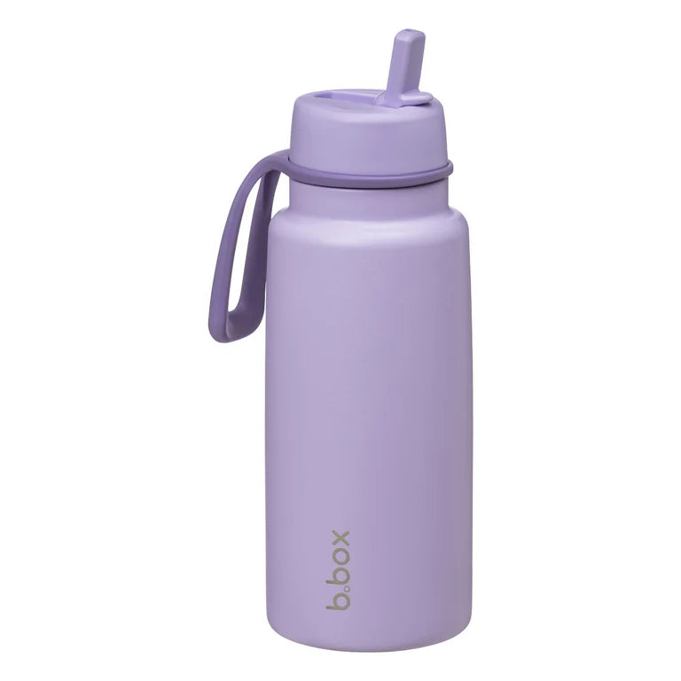 1L Insulated Flip Top Bottle Lilac Love
