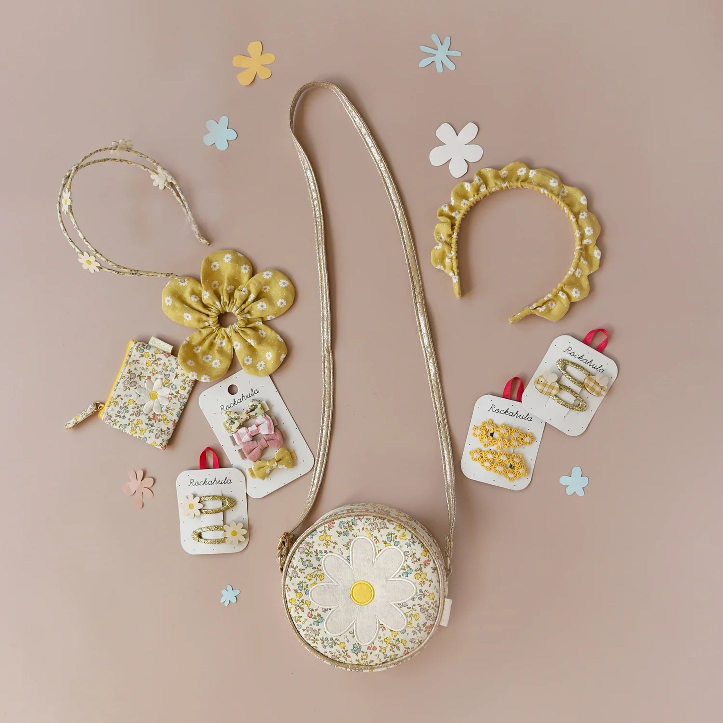Petal Mini Bow Clip Set