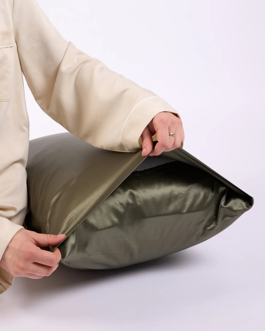 Silk Pillowcase Sage