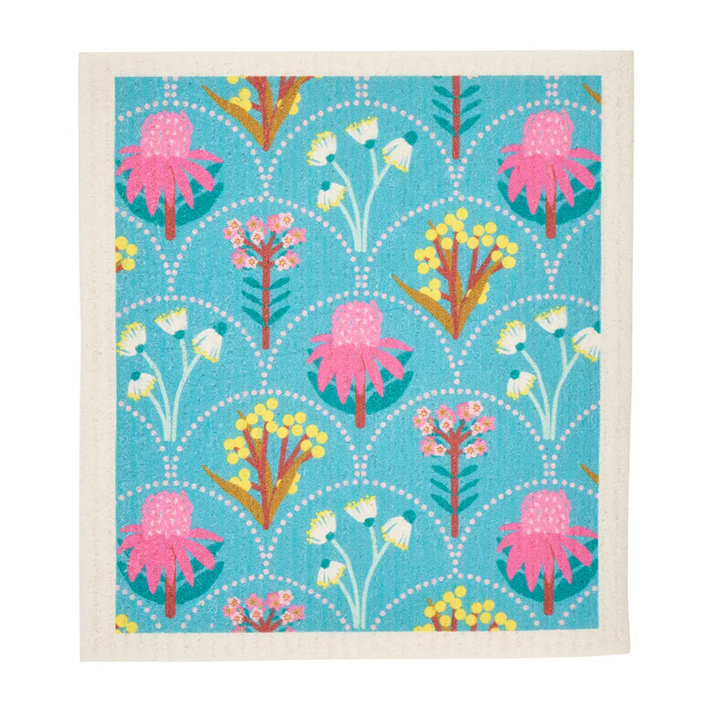 Dish Cloths 2pk Blossom Branches/Wildflower