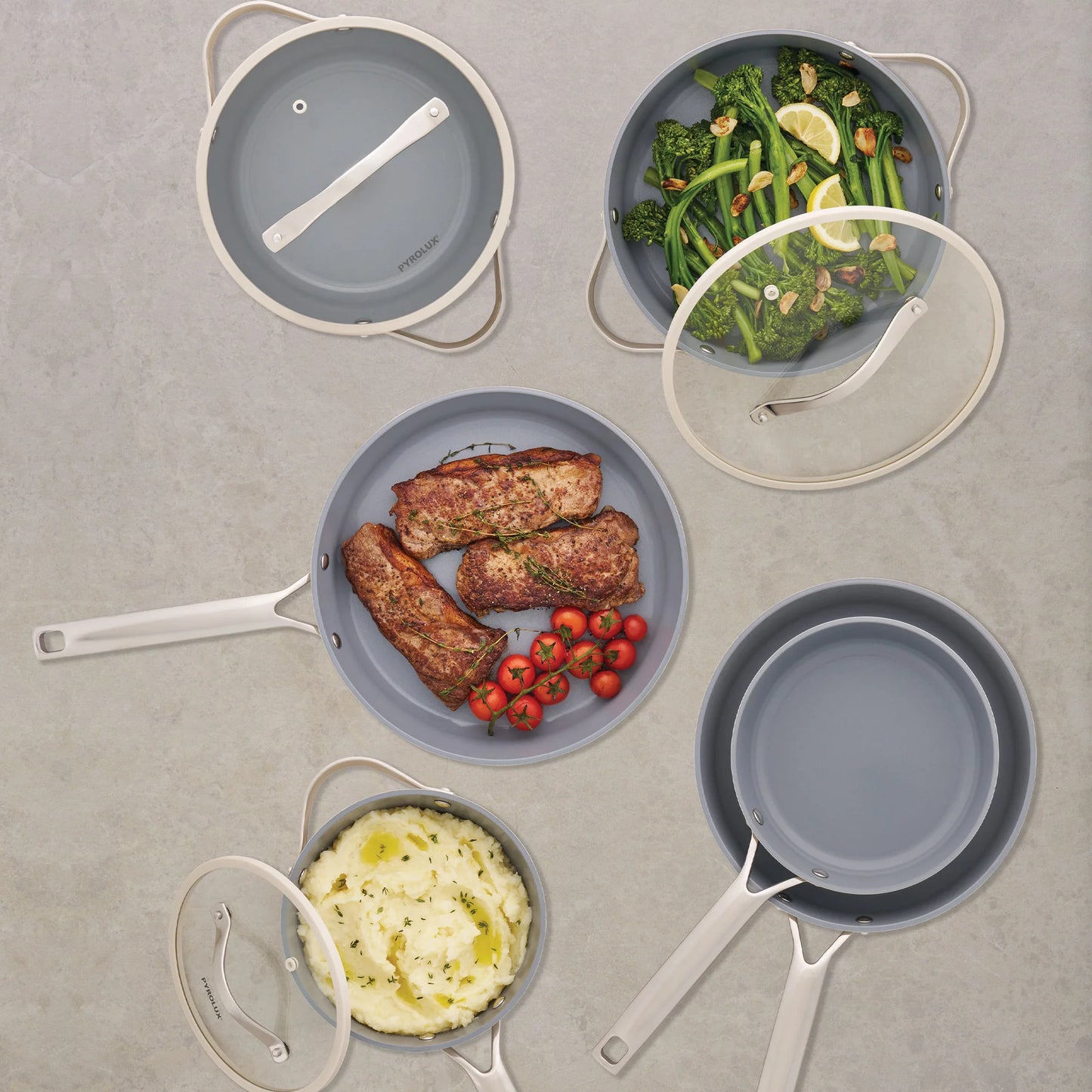 Pyrolux Nexgen Fry Pan 20cm Ivory