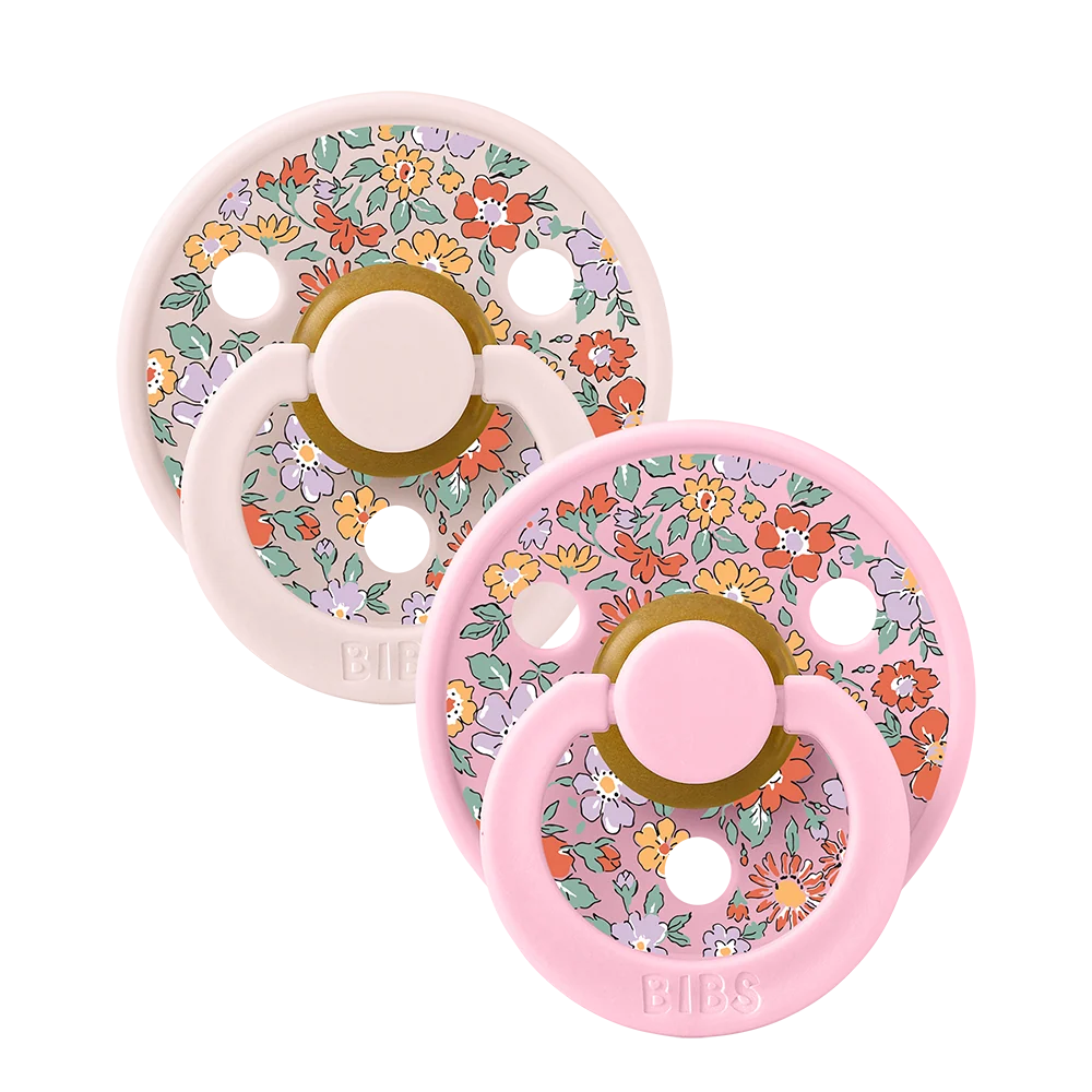 Bibs Dummies Liberty 2pk Oscar Meadow/Petal Mix