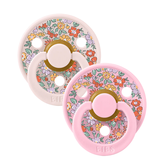 Bibs Dummies Liberty 2pk Oscar Meadow/Petal Mix