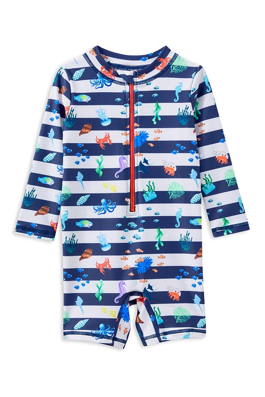 Marine Long Sleeve Swimsuit