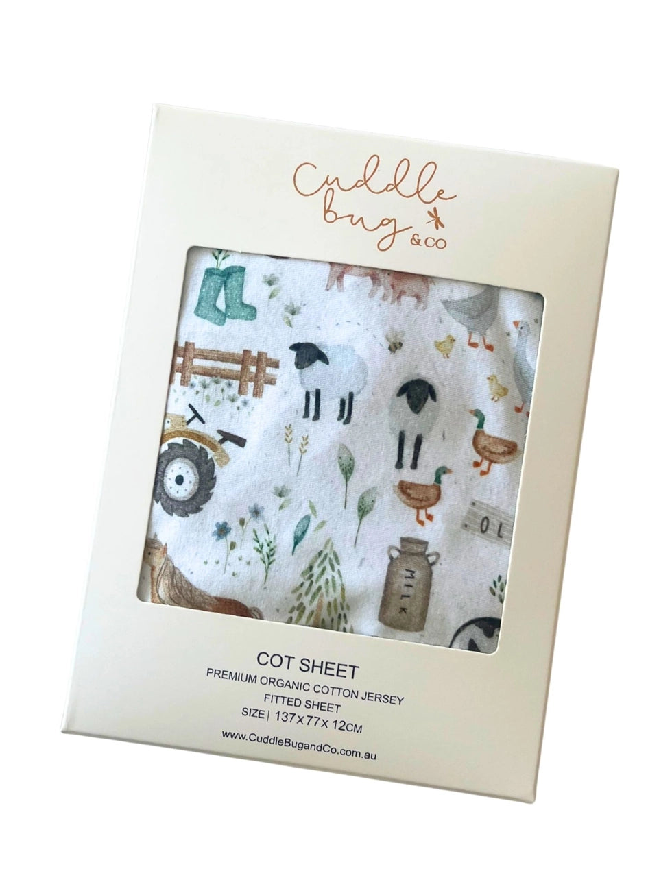 Cot Sheet Farm Life