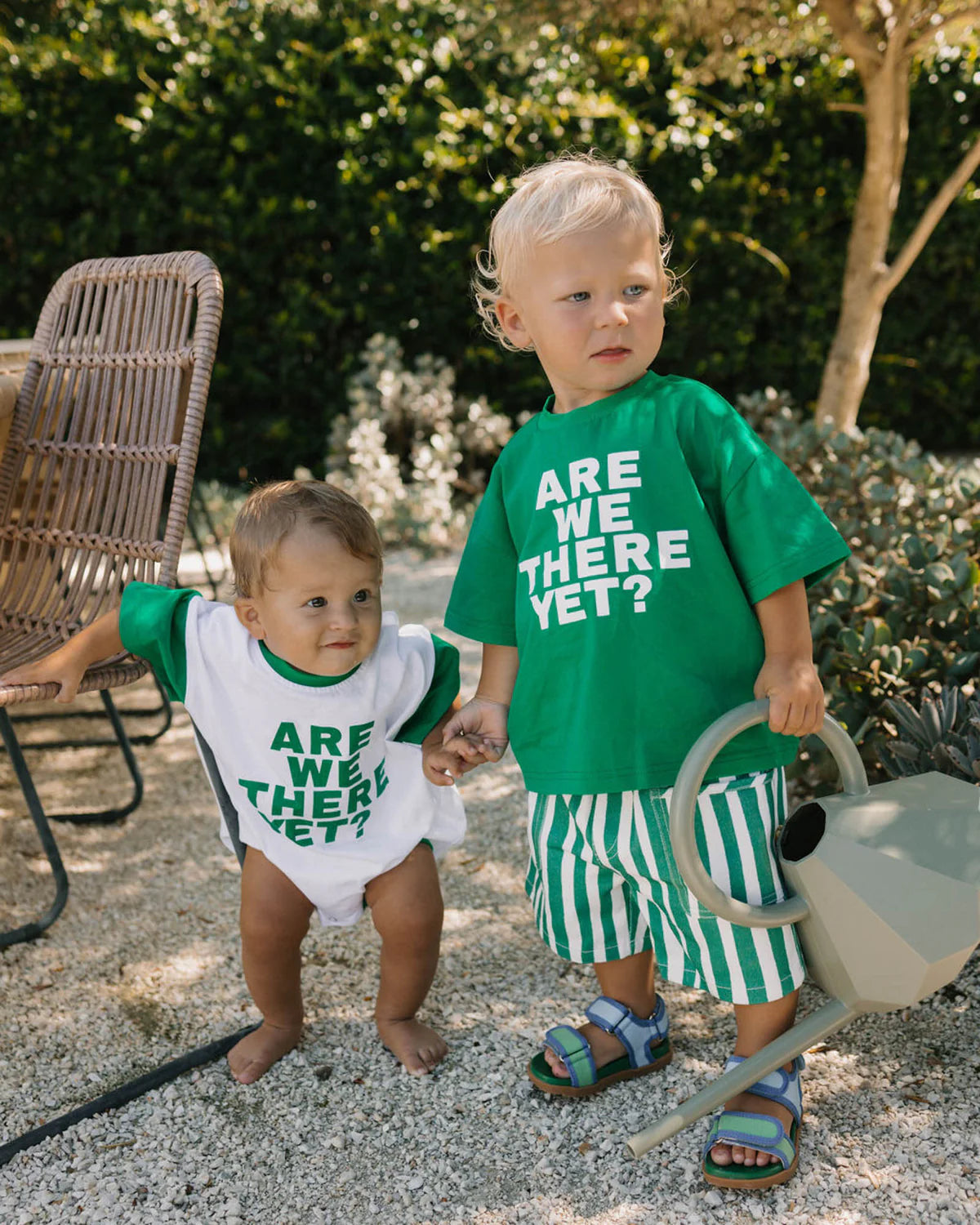 Remy Short Green Stripe