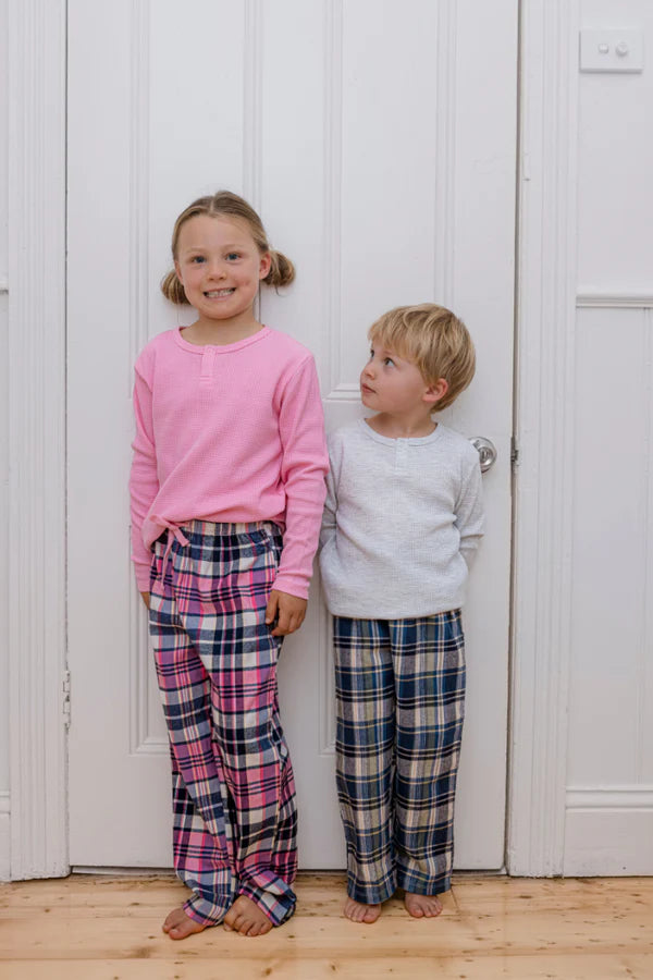 Chester Check Pjs Marshmellow