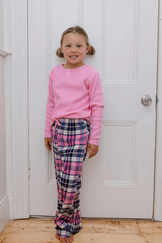 Chester Check Pjs Marshmellow