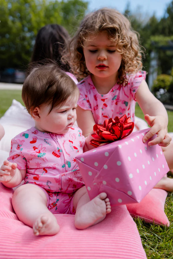 Christmas Zip Romper.