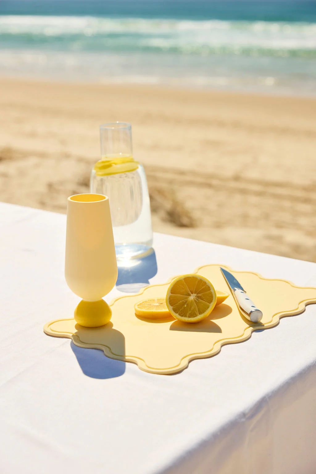 Chopping Boards (Set of 2) Swirl + Solid Lemonchello