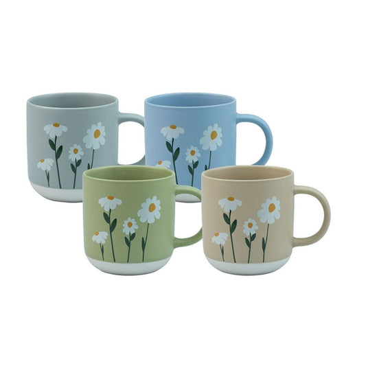 Classic Mug Set of 4 Daisy