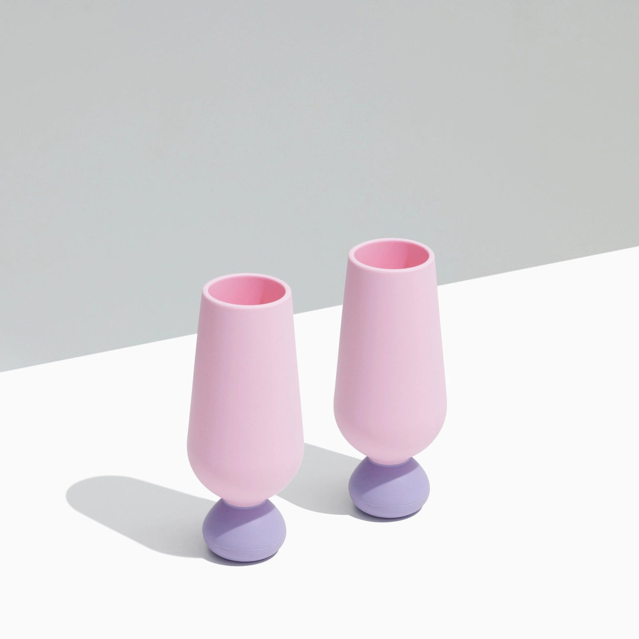 Silicone Champagne Flute Fairy Floss 2pk