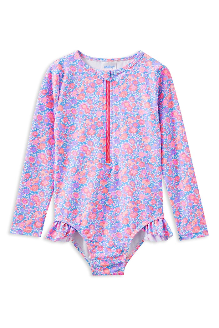 Pretty Posy Long Sleeve Swimsuit