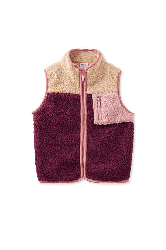 Ranger Sherpa Vest Mulberry