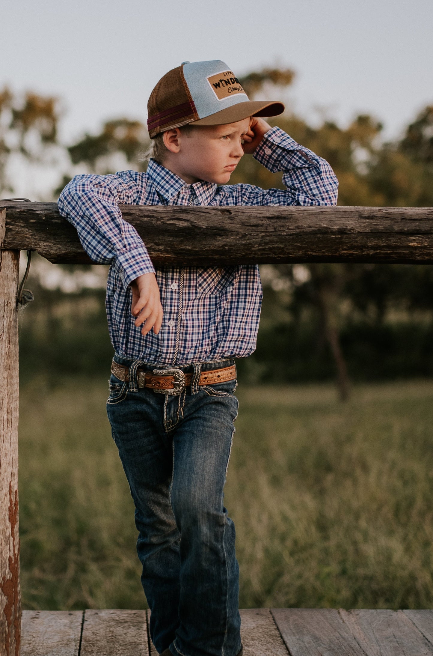 Parker Classic Gingham Long Sleeve Shirt