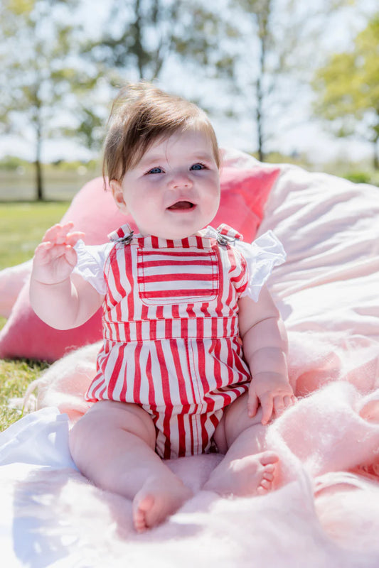 Red Stripe Overall