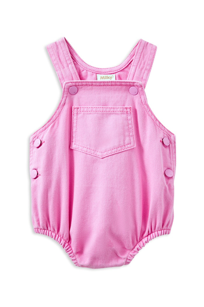 Pink Twill Playsuit