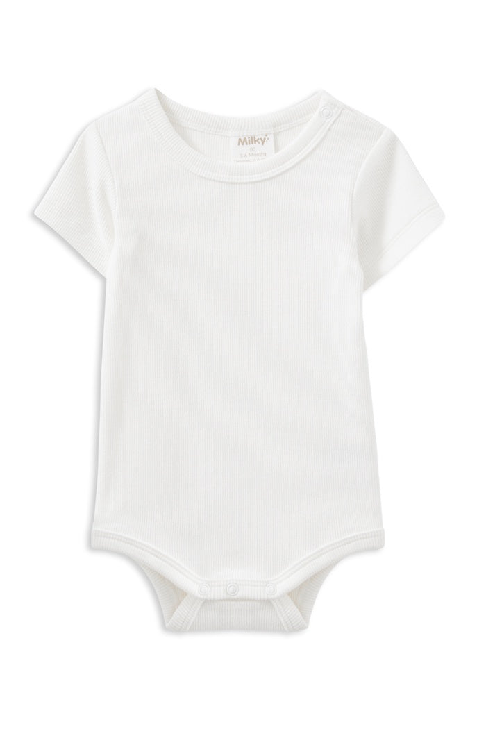 White Rib Bubbysuit,