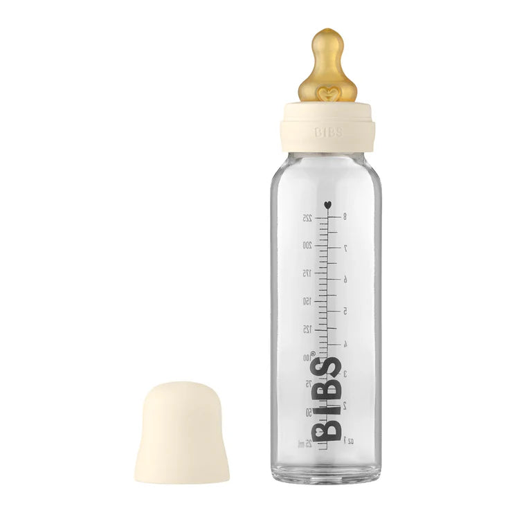 225ml Glass Bottle Set Ivory