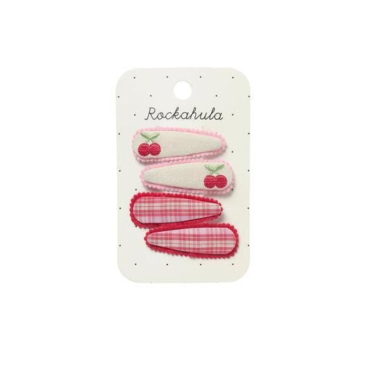 Cherry Dreams Fabric Clip Set