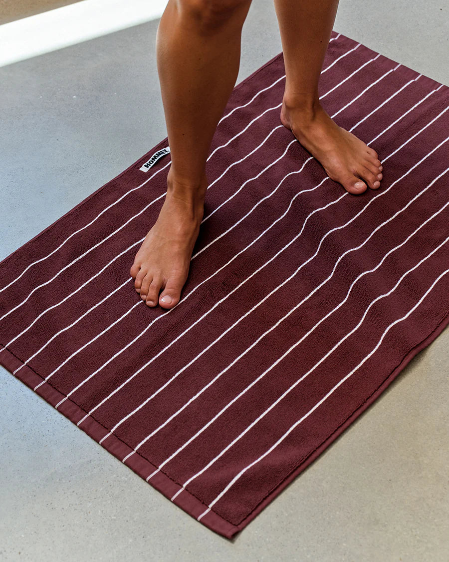 Bath Mat Merlot