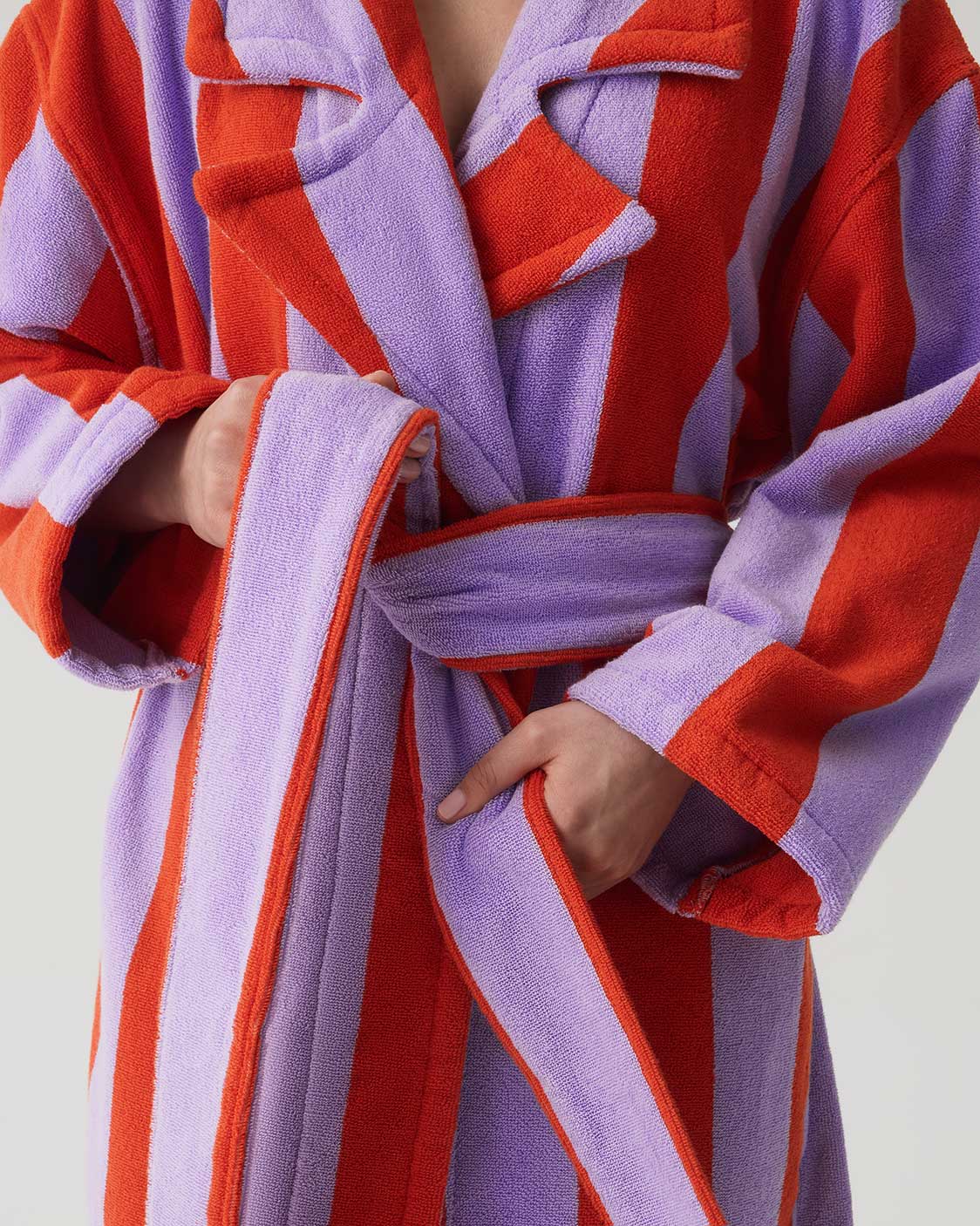 Robe Grapefruit Stripes