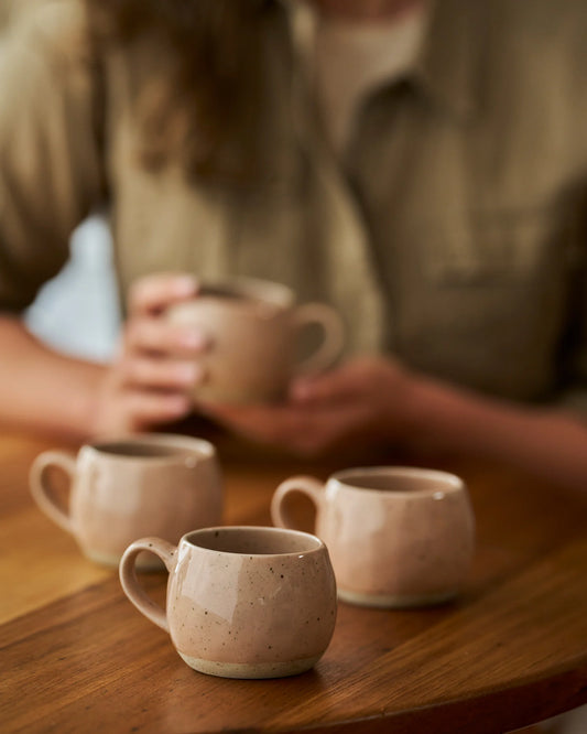 Moonstone Mineral Mug Set of 4