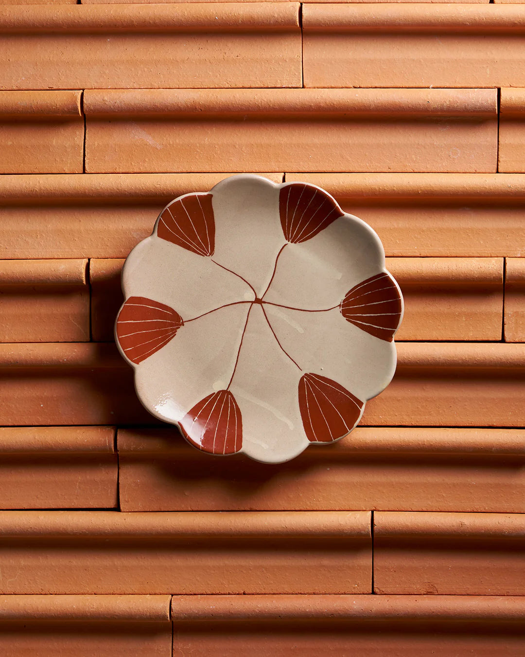 Plate 18cm Fan Flower June's Daisy