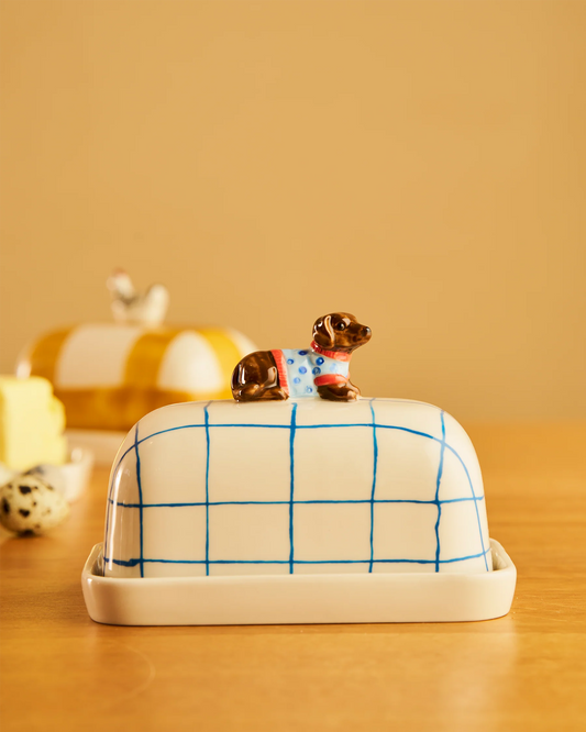 Butter Dish Dachshund Butter Up