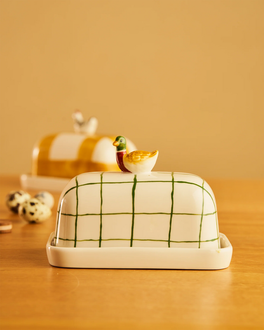 Butter Dish Duck Butter Up