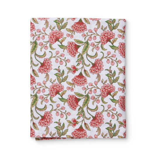 Georgia Pink/Green Tablecloth 150cm x 230cm